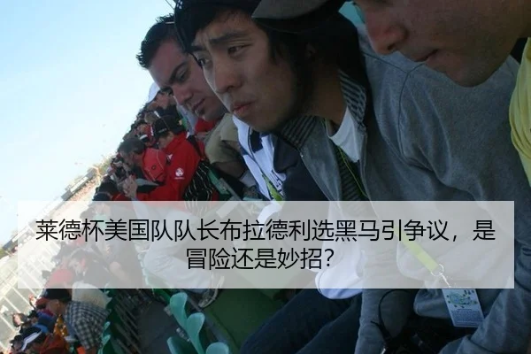 莱德杯美国队队长布拉德利选黑马引争议，是冒险还是妙招？